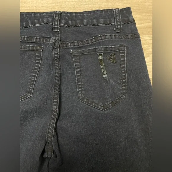 V.I.P. Jeans Womens Skinny Jeans Deep Blue Sz. 7/8 - Picture 5 of 8